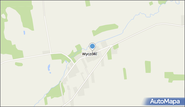 Wyczółki gmina Wierzbno, Wyczółki, mapa Wyczółki gmina Wierzbno