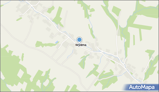 Wydrna, Wydrna, mapa Wydrna