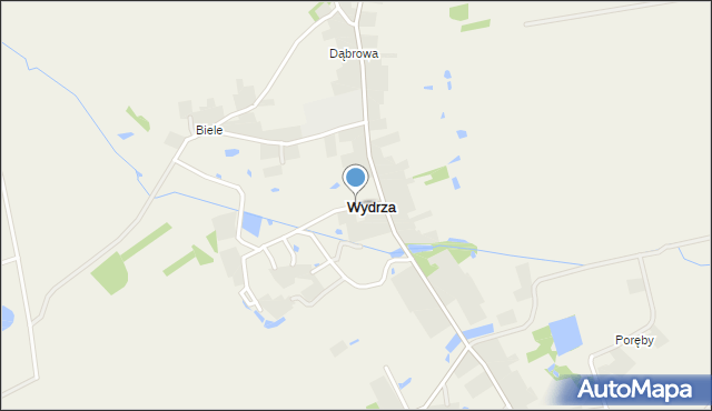 Wydrza, Wydrza, mapa Wydrza