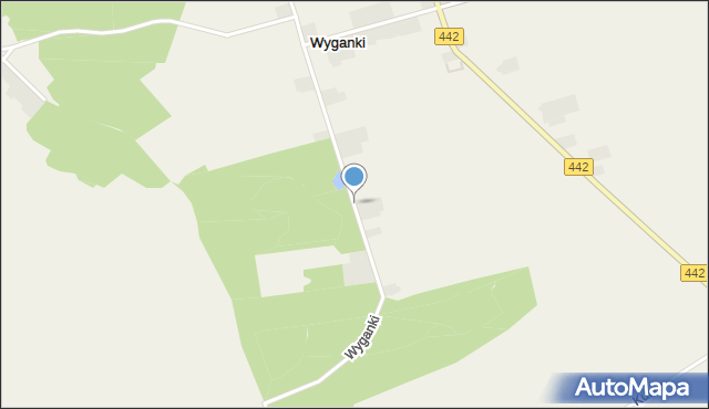 Wyganki, Wyganki, mapa Wyganki