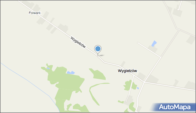 Wygiełzów gmina Irządze, Wygiełzów, mapa Wygiełzów gmina Irządze