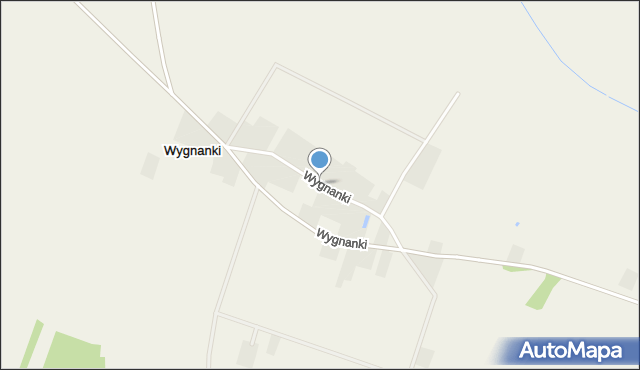 Wygnanki, Wygnanki, mapa Wygnanki