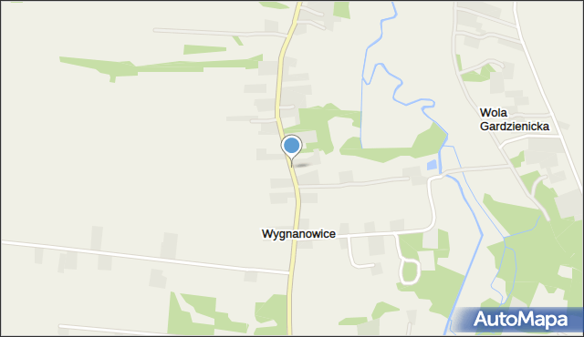 Wygnanowice, Wygnanowice, mapa Wygnanowice