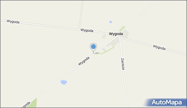 Wygoda gmina Borek Wielkopolski, Wygoda, mapa Wygoda gmina Borek Wielkopolski