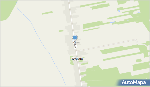 Wygoda gmina Łowicz, Wygoda, mapa Wygoda gmina Łowicz