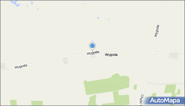 Wygoda gmina Wierzbica, Wygoda, mapa Wygoda gmina Wierzbica