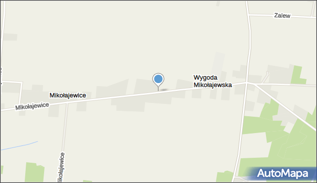 Wygoda Mikołajewska, Wygoda Mikołajewska, mapa Wygoda Mikołajewska