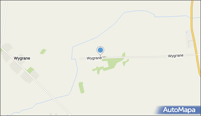 Wygrane, Wygrane, mapa Wygrane