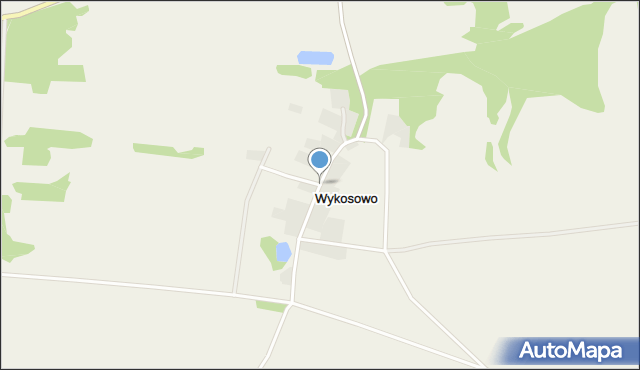 Wykosowo, Wykosowo, mapa Wykosowo