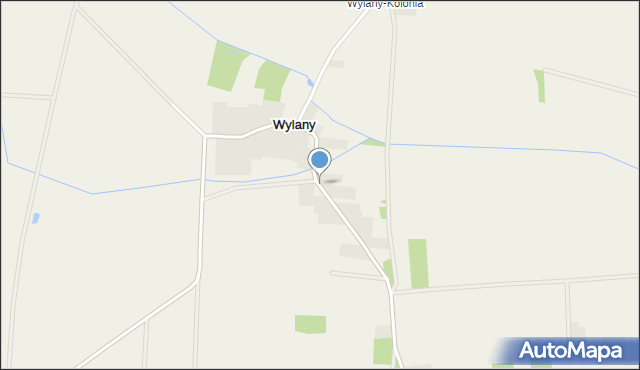 Wylany, Wylany, mapa Wylany