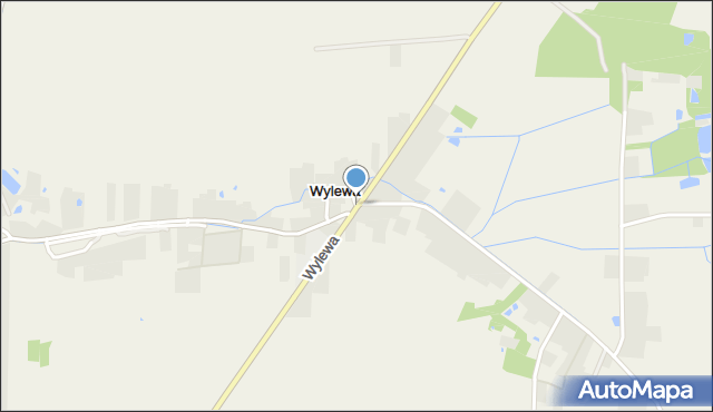 Wylewa, Wylewa, mapa Wylewa