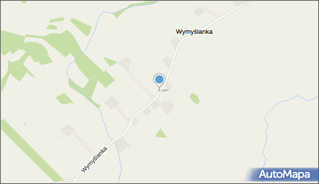 Wymyślanka gmina Lwówek, Wymyślanka, mapa Wymyślanka gmina Lwówek