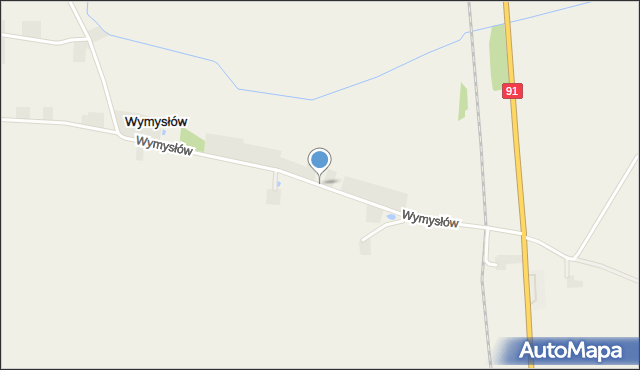 Wymysłów gmina Krośniewice, Wymysłów, mapa Wymysłów gmina Krośniewice