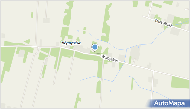 Wymysłów gmina Sochaczew, Wymysłów, mapa Wymysłów gmina Sochaczew