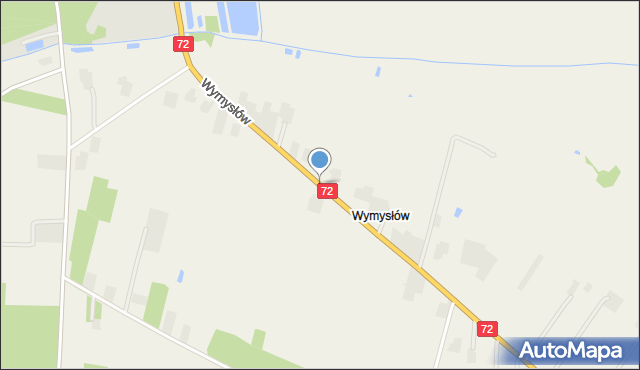 Wymysłów gmina Tuliszków, Wymysłów, mapa Wymysłów gmina Tuliszków