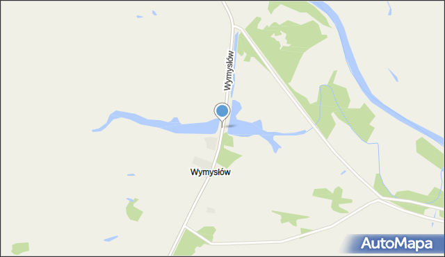 Wymysłów gmina Zagórów, Wymysłów, mapa Wymysłów gmina Zagórów