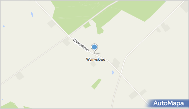 Wymysłowo gmina Więcbork, Wymysłowo, mapa Wymysłowo gmina Więcbork