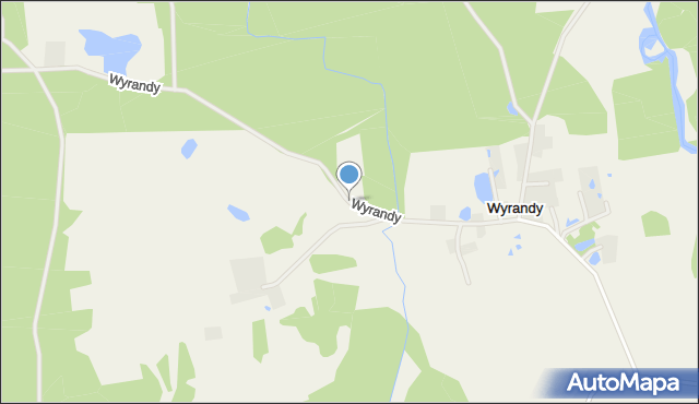 Wyrandy, Wyrandy, mapa Wyrandy