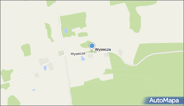 Wysiecza, Wysiecza, mapa Wysiecza