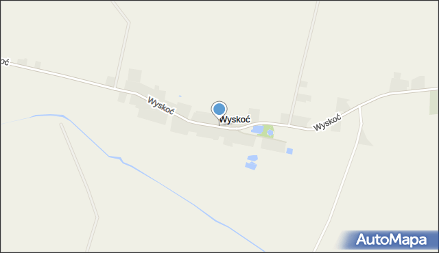 Wyskoć, Wyskoć, mapa Wyskoć