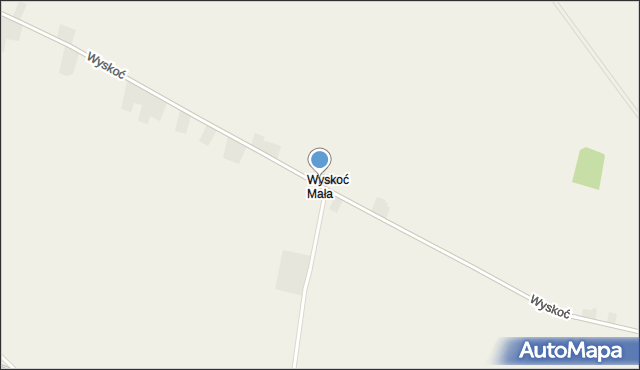 Wyskoć Mała, Wyskoć Mała, mapa Wyskoć Mała