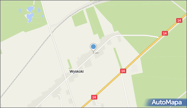 Wyskoki, Wyskoki, mapa Wyskoki