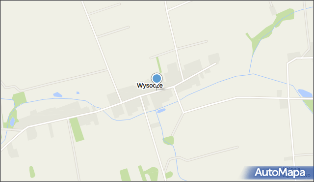 Wysocze, Wysocze, mapa Wysocze