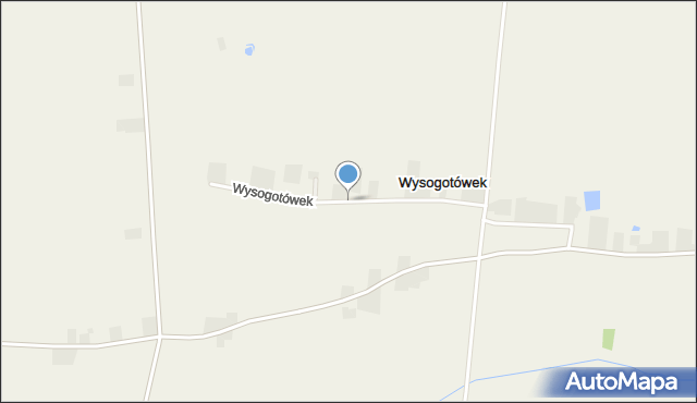 Wysogotówek, Wysogotówek, mapa Wysogotówek