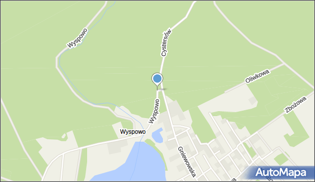 Wyspowo, Wyspowo, mapa Wyspowo