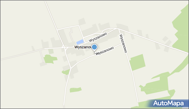 Wyszanowo, Wyszanowo, mapa Wyszanowo