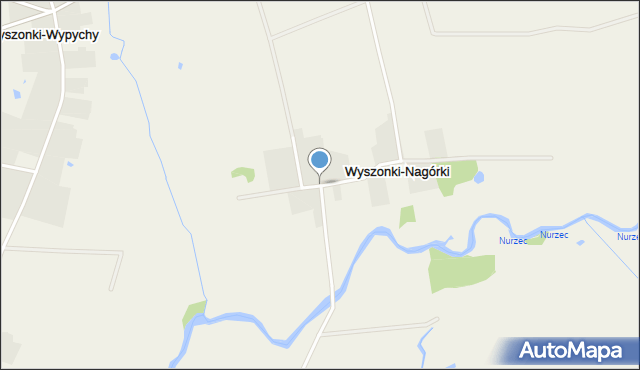 Wyszonki-Nagórki, Wyszonki-Nagórki, mapa Wyszonki-Nagórki