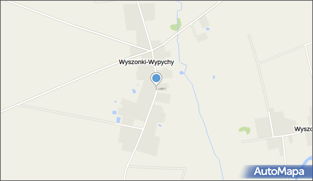 Wyszonki-Wypychy, Wyszonki-Wypychy, mapa Wyszonki-Wypychy