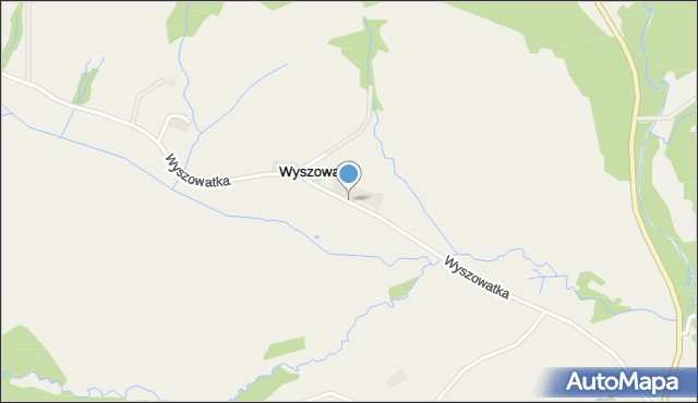 Wyszowatka, Wyszowatka, mapa Wyszowatka