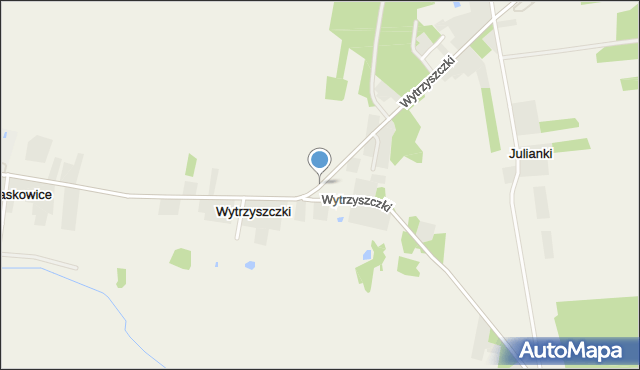 Wytrzyszczki, Wytrzyszczki, mapa Wytrzyszczki