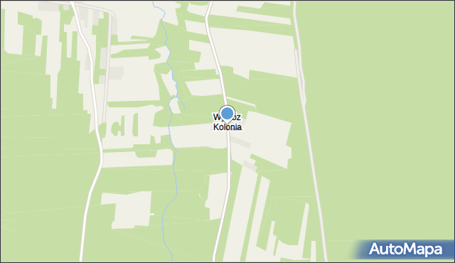 Wywóz Kolonia, Wywóz Kolonia, mapa Wywóz Kolonia