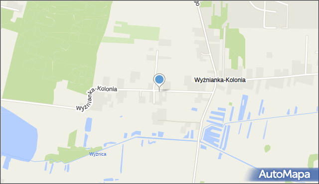 Wyżnianka-Kolonia, Wyżnianka-Kolonia, mapa Wyżnianka-Kolonia