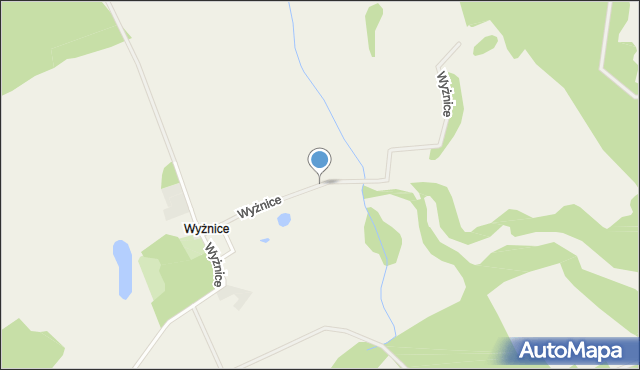 Wyżnice, Wyżnice, mapa Wyżnice