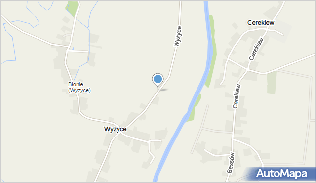 Wyżyce, Wyżyce, mapa Wyżyce