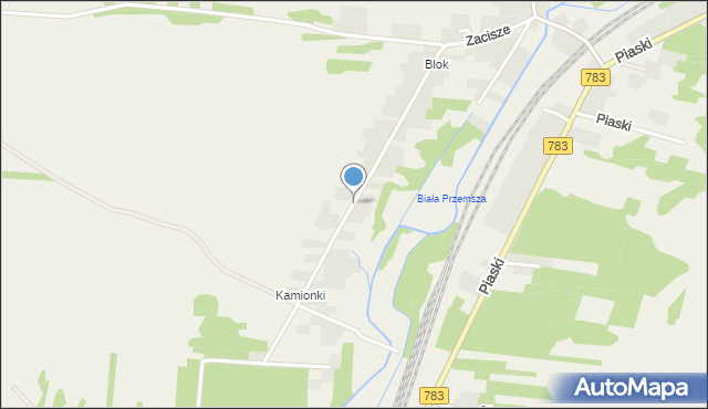 Zarzecze gmina Wolbrom, Wyzwolenia, mapa Zarzecze gmina Wolbrom