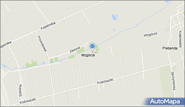 Bełżyce, Wzgórze, mapa Bełżyce