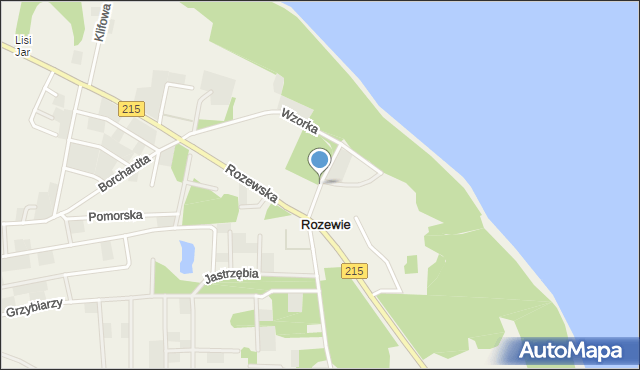 Rozewie, Wzorka Leona, mapa Rozewie