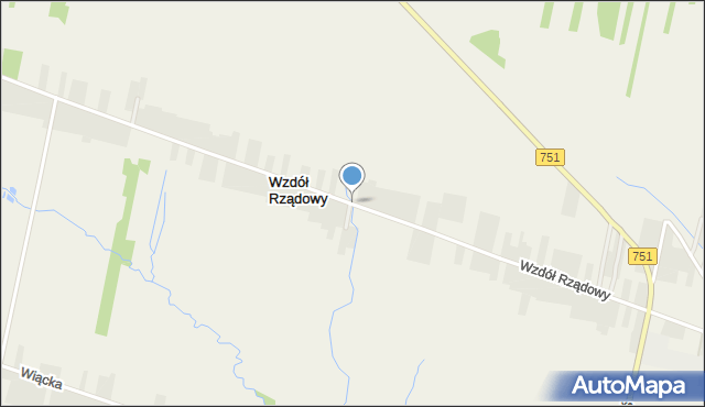 Wzdół Rządowy, Wzdół Rządowy, mapa Wzdół Rządowy