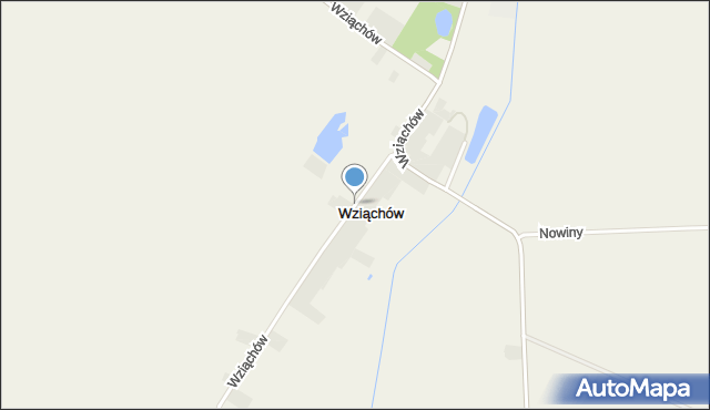 Wziąchów, Wziąchów, mapa Wziąchów