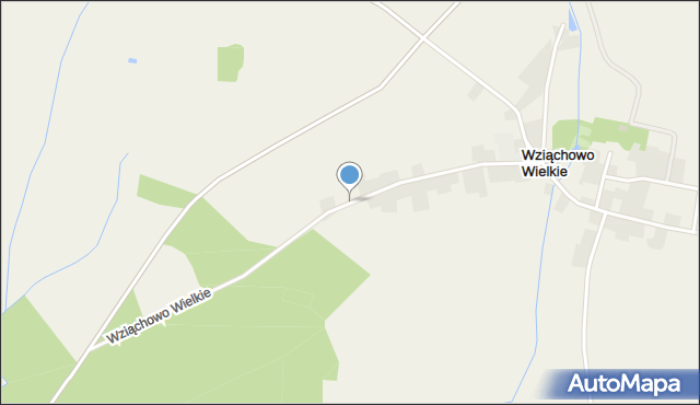 Wziąchowo Wielkie, Wziąchowo Wielkie, mapa Wziąchowo Wielkie