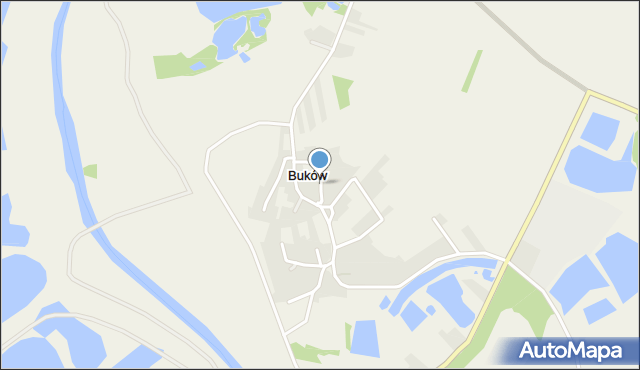 Buków gmina Lubomia, Zabytkowa, mapa Buków gmina Lubomia