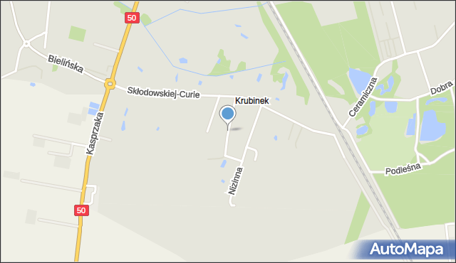 Ciechanów, Zagrodowa, mapa Ciechanów