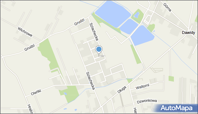Dawidy Bankowe, Zagłoby Jana Onufrego, mapa Dawidy Bankowe