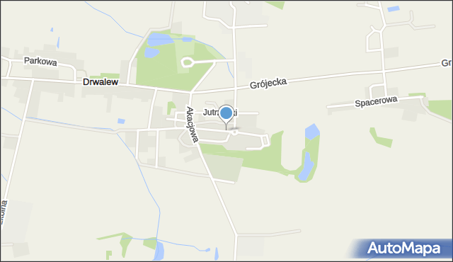 Drwalew gmina Chynów, Zakładowa, mapa Drwalew gmina Chynów