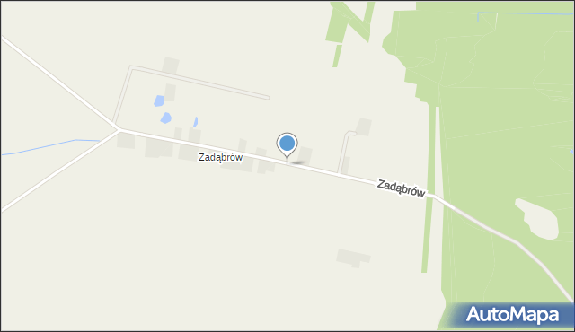 Głogów gmina Wieniawa, Zadąbrów, mapa Głogów gmina Wieniawa