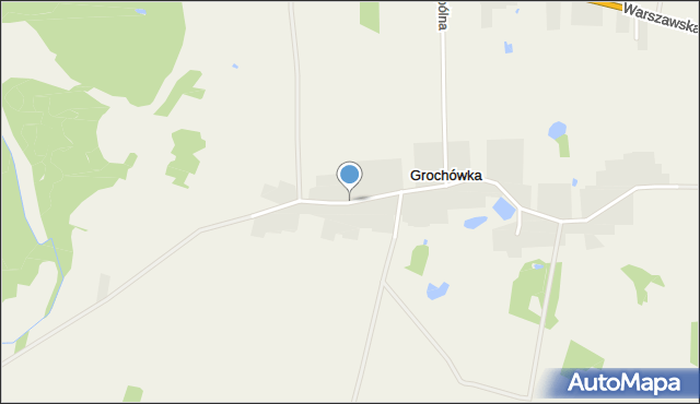 Grochówka, Zachodnia, mapa Grochówka